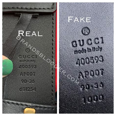 how to check gucci belt number